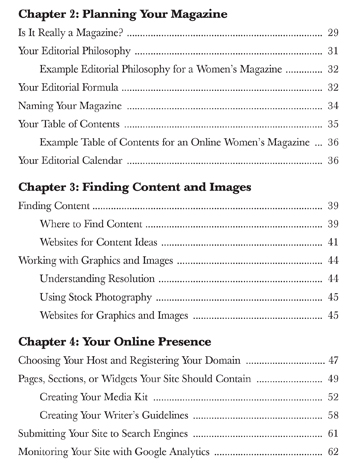 Table of Contents - Page 2